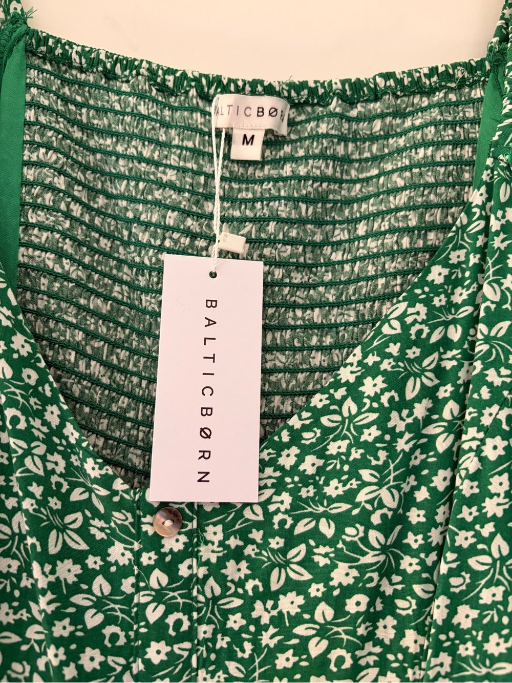 Baltic Born Elisabeth Button Dress - Green Floral NWT - Picture 2 of 4